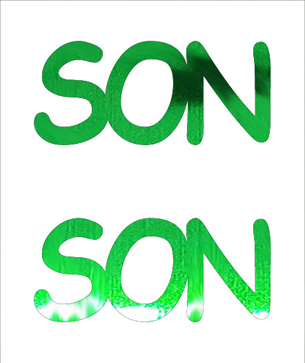 Custom-Buzz Word - SON Green