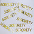 Custom-Buzz Word - SORORITY Gold