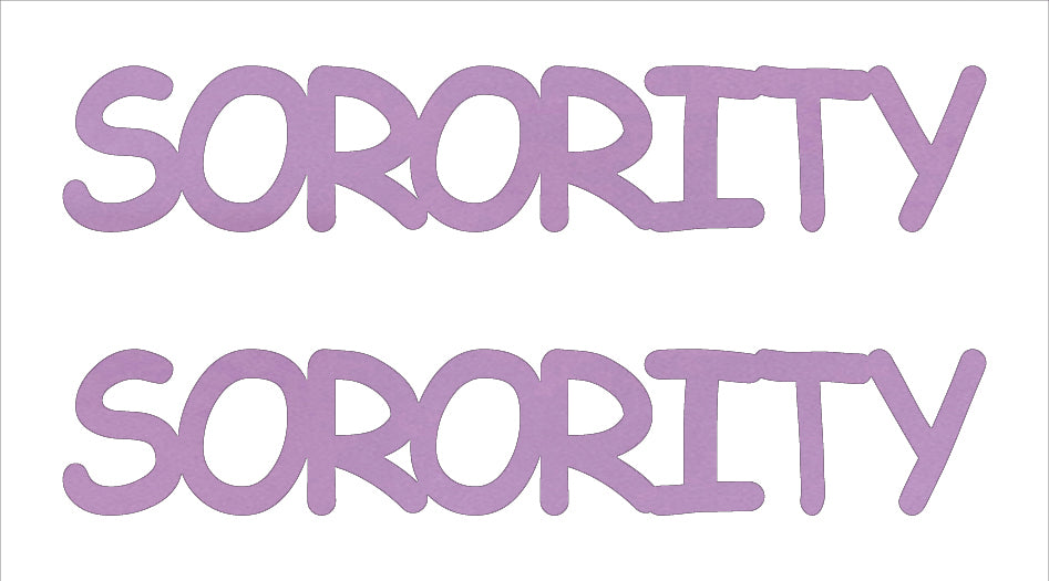 Custom-Buzz Word - SORORITY Pink