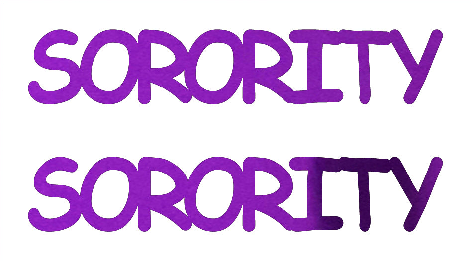 Custom-Buzz Word - SORORITY Purple