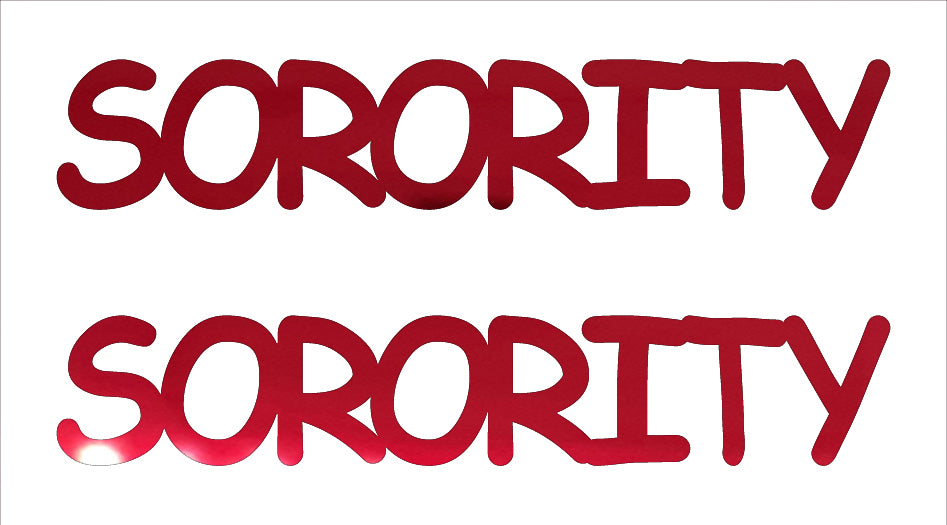 Custom-Buzz Word - SORORITY Red