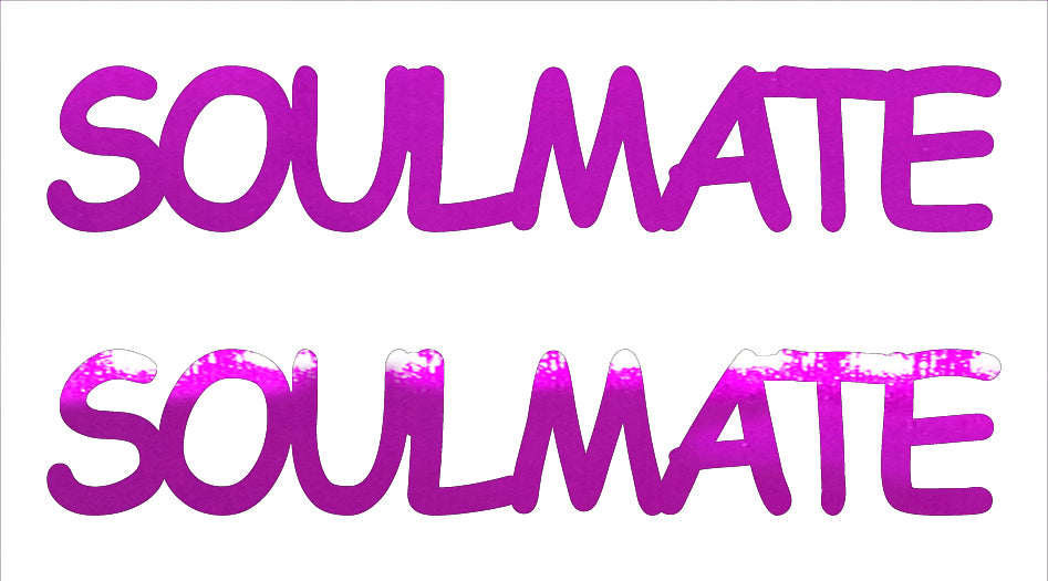 Custom-Buzz Word - SOULMATE Fuchsia