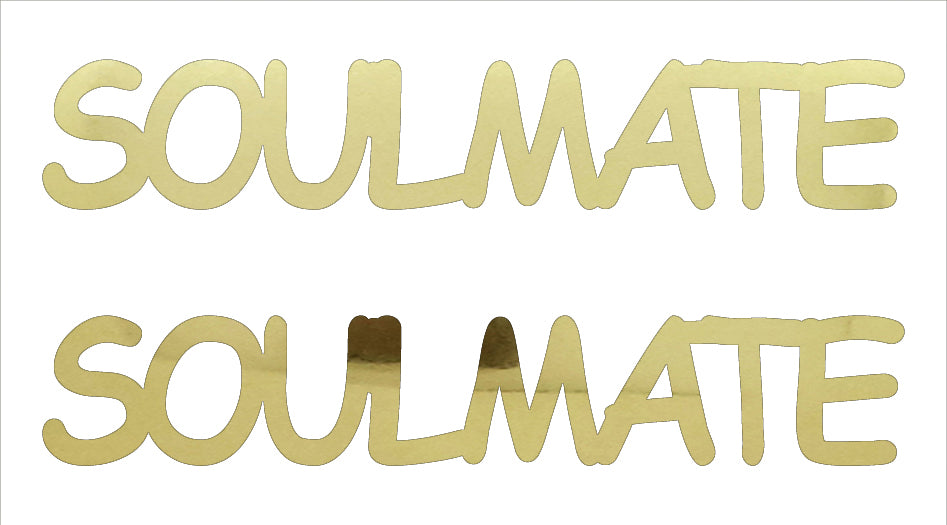 Custom-Buzz Word - SOULMATE Gold