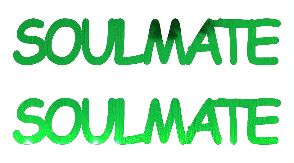 Custom-Buzz Word - SOULMATE Green