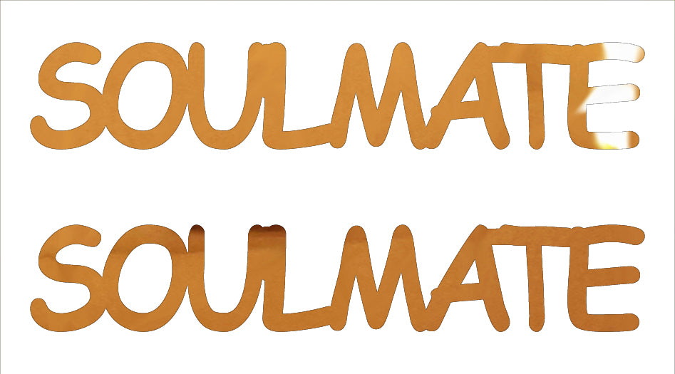 Custom-Buzz Word - SOULMATE Orange