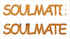 Custom-Buzz Word - SOULMATE Orange