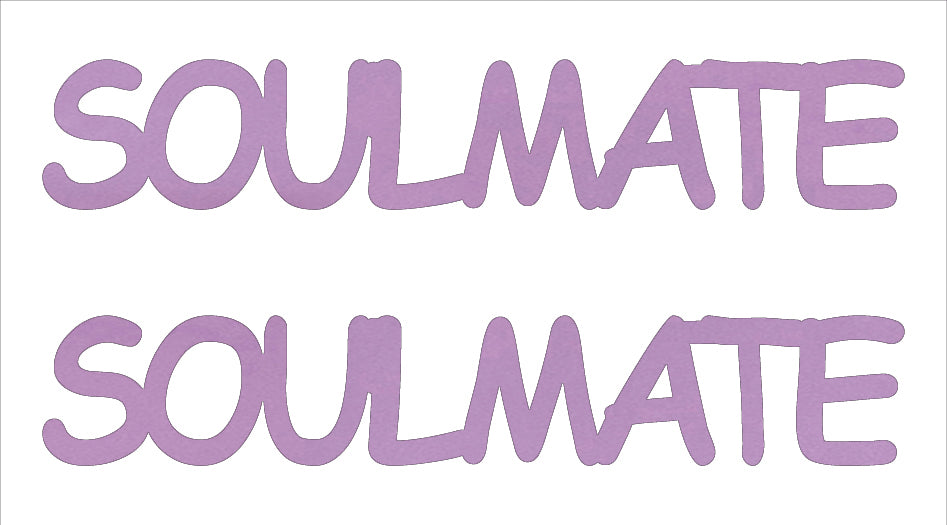 Custom-Buzz Word - SOULMATE Pink