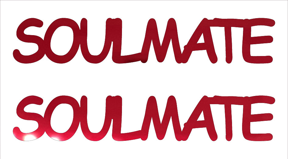 Custom-Buzz Word - SOULMATE Red