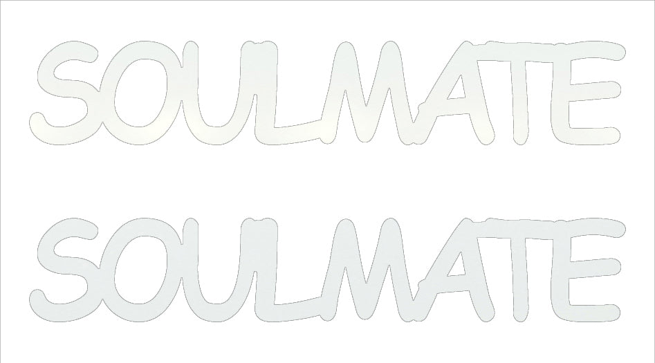 Custom-Buzz Word - SOULMATE White