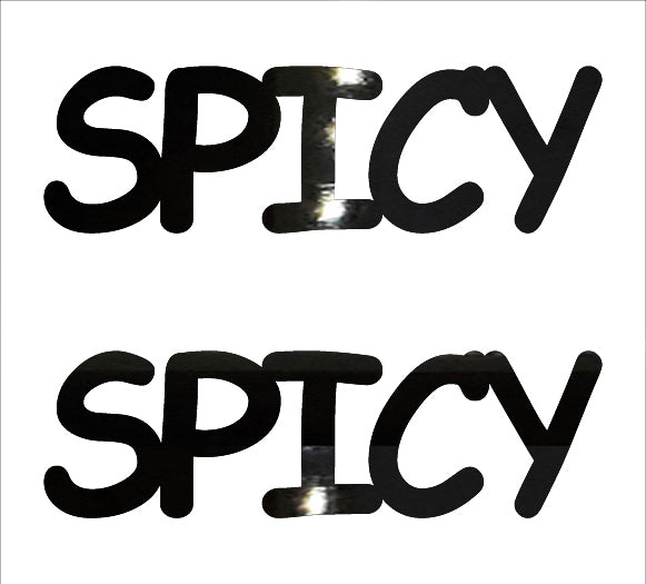 Custom-Buzz Word - SPICY Black