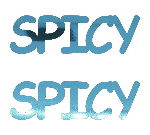 Custom-Buzz Word - SPICY Blue Sky