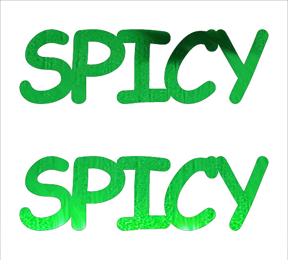 Custom-Buzz Word - SPICY Green