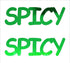 Custom-Buzz Word - SPICY Green