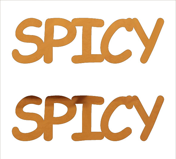 Custom-Buzz Word - SPICY Orange