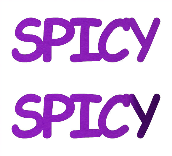 Custom-Buzz Word - SPICY Purple