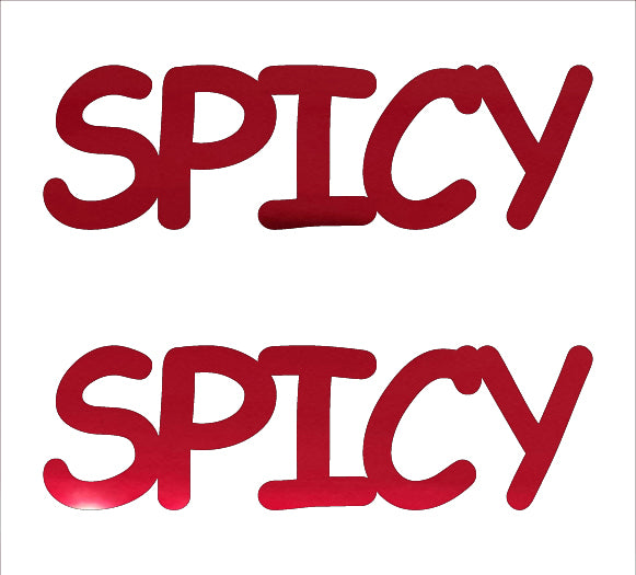 Custom-Buzz Word - SPICY Red