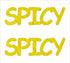 Custom-Buzz Word - SPICY Yellow Paper