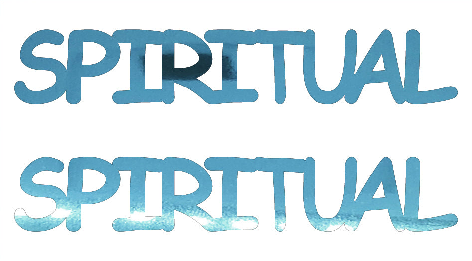 Custom-Buzz Word - SPIRITUAL Blue Sky