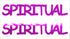 Custom-Buzz Word - SPIRITUAL Fuchsia