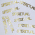 Custom-Buzz Word - SPIRITUAL Gold