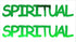 Custom-Buzz Word - SPIRITUAL Green