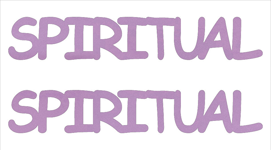 Custom-Buzz Word - SPIRITUAL Pink