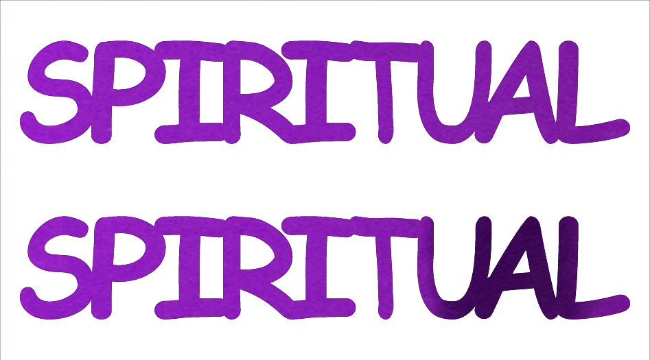 Custom-Buzz Word - SPIRITUAL Purple