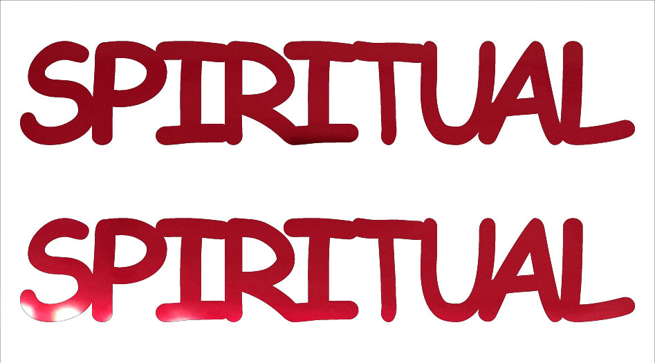 Custom-Buzz Word - SPIRITUAL Red