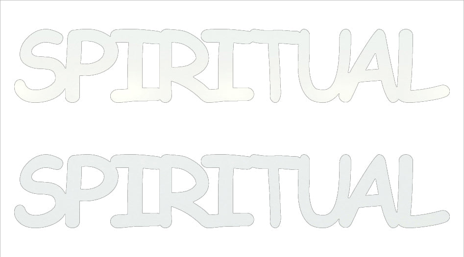 Custom-Buzz Word - SPIRITUAL White