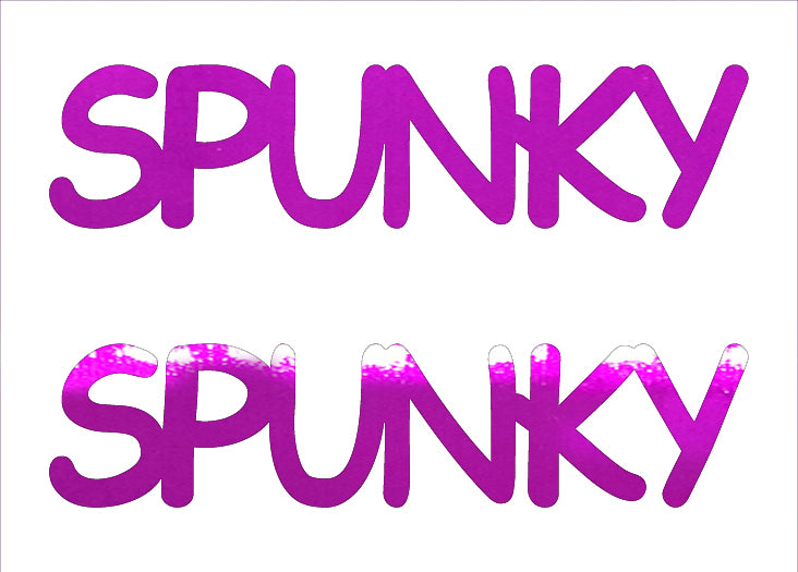 Custom-Buzz Word - SPUNKY Fuchsia