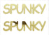 Custom-Buzz Word - SPUNKY Gold