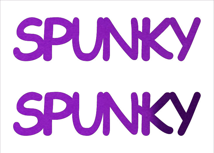 Custom-Buzz Word - SPUNKY Purple