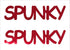 Custom-Buzz Word - SPUNKY Red