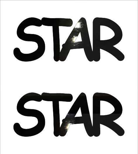 Custom-Buzz Word - STAR Black