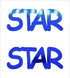 Custom-Buzz Word - STAR Blue Royal