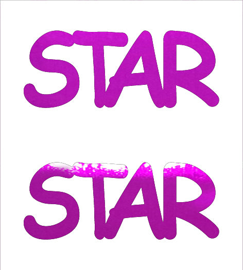 Custom-Buzz Word - STAR Fuchsia