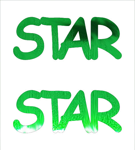 Custom-Buzz Word - STAR Green