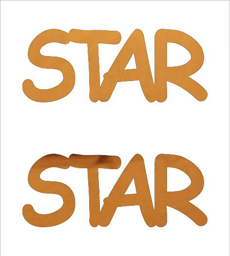 Custom-Buzz Word - STAR Orange