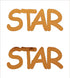 Custom-Buzz Word - STAR Orange