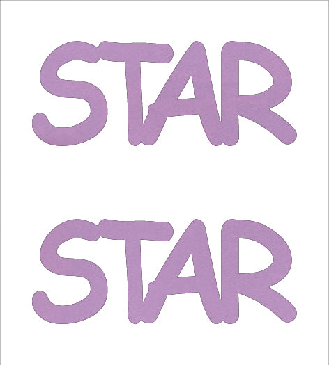 Custom-Buzz Word - STAR Pink