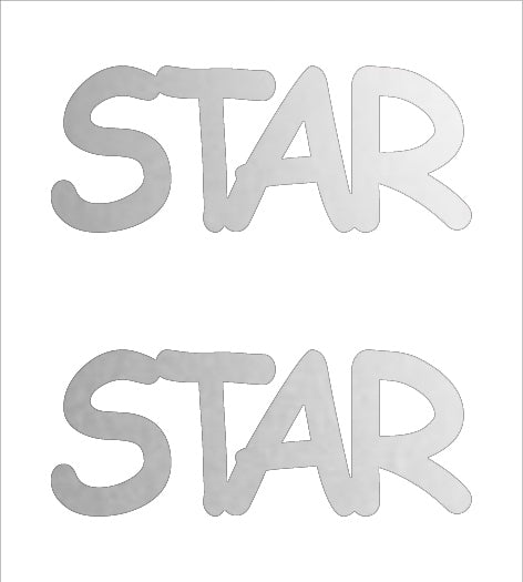 Custom-Buzz Word - STAR Silver