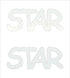 Custom-Buzz Word - STAR White