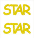 Custom-Buzz Word - STAR Yellow Paper