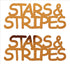 Custom-Buzz Word - STARS & STRIPES Orange