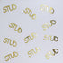 Custom-Buzz Word - STUD Gold