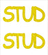 Custom-Buzz Word - STUD Yellow Paper