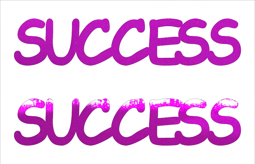 Custom-Buzz Word - SUCCESS Fuchsia