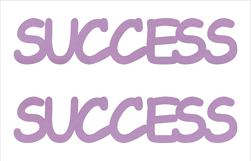 Custom-Buzz Word - SUCCESS Pink