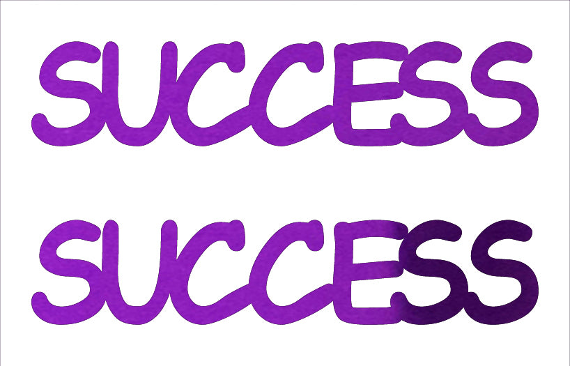 Custom-Buzz Word - SUCCESS Purple