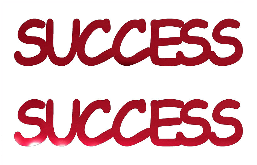 Custom-Buzz Word - SUCCESS Red